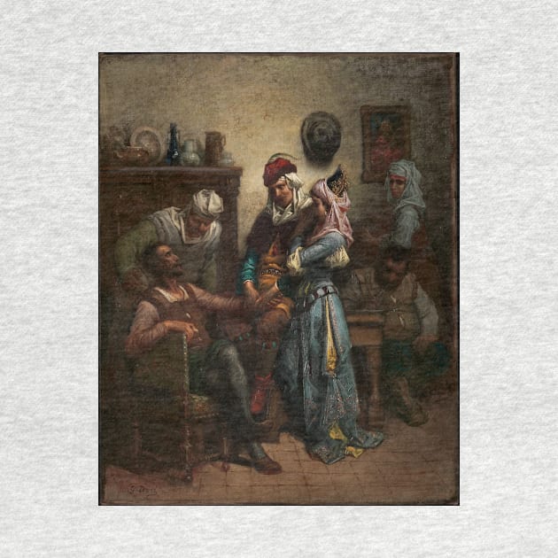 Gustave Doré Don Quixote and Sancho Panza Entertained by Basil and Quiteria by pdpress